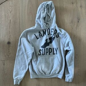 Gray Landers Supply Hoodie